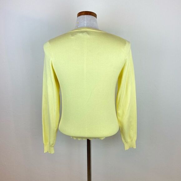 Tibi Vintage Knit V-Neck Sweater - Picture 5 of 6